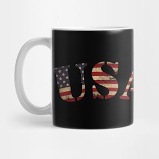 USA Flag vintage Mug